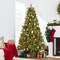 Pre Lit Full Scotch Pine Christmas Tree 1,500 Twinkling Micro LED Lights White & Multicolor, for Holiday Decor and Celebrations